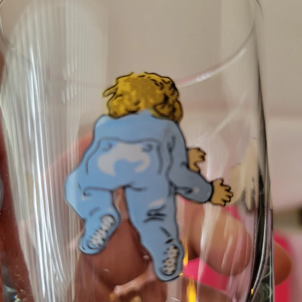 Adorable Nicole Miller ~ Fishs Eddy Baby Drinking Glass ~ Cute Baby Shower Décor